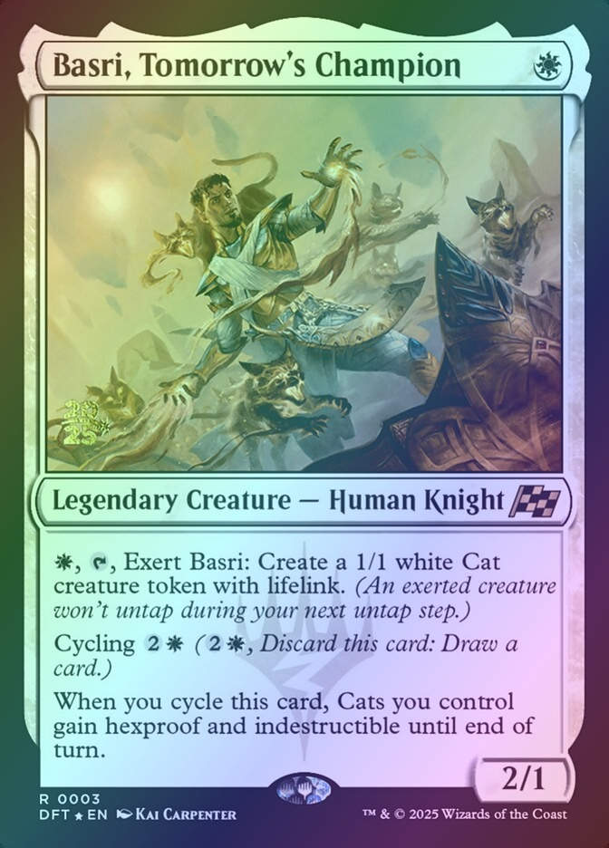 Basri, Tomorrow's Champion (PDFT) (3s) / Foil