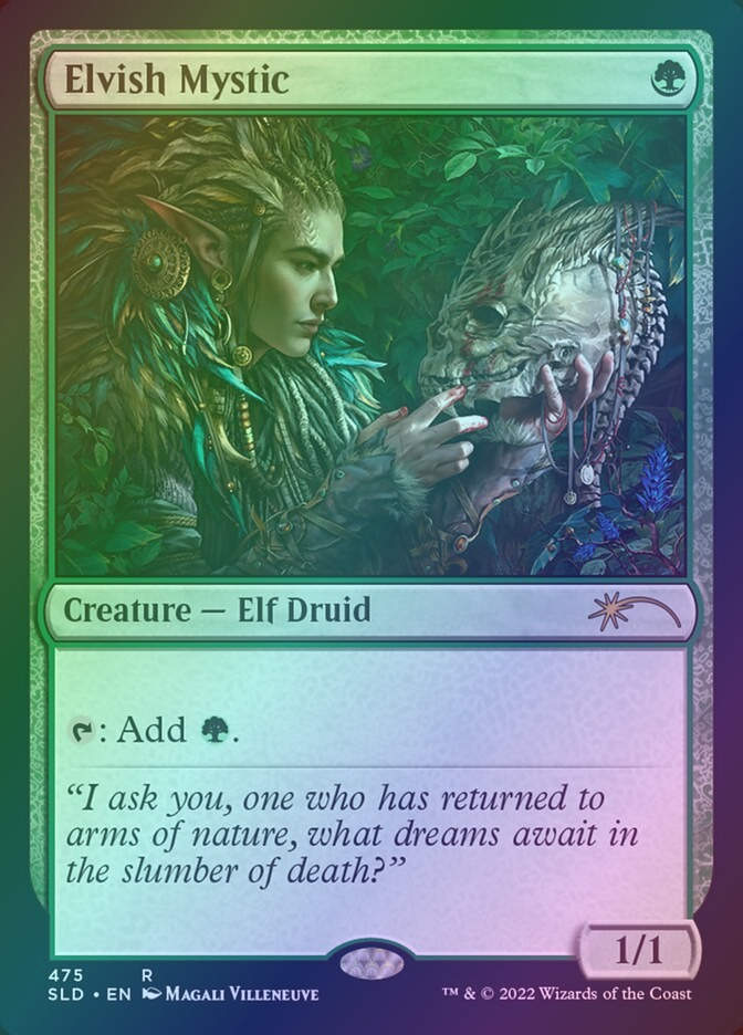 Elvish Mystic (SLD) (475) / Foil