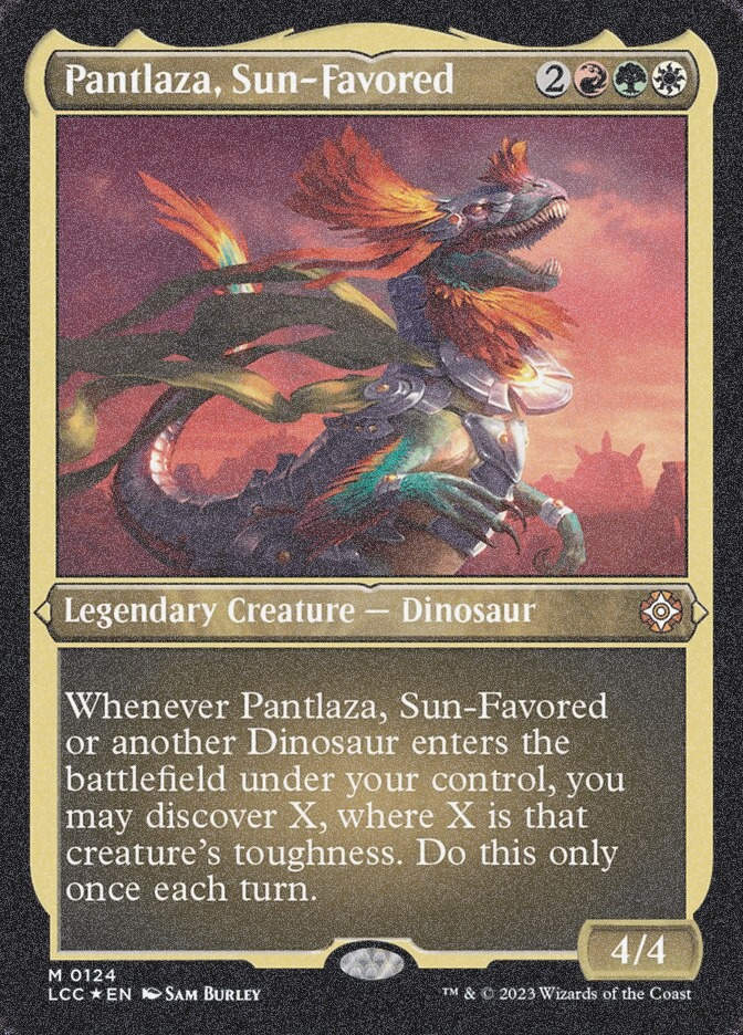 Pantlaza, Sun-Favored (LCC) (124) / Foil Etched