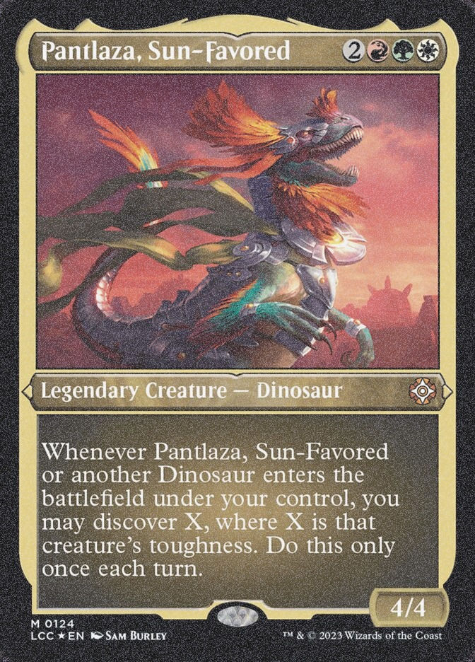 Pantlaza, Sun-Favored (LCC) (124) / Foil Etched