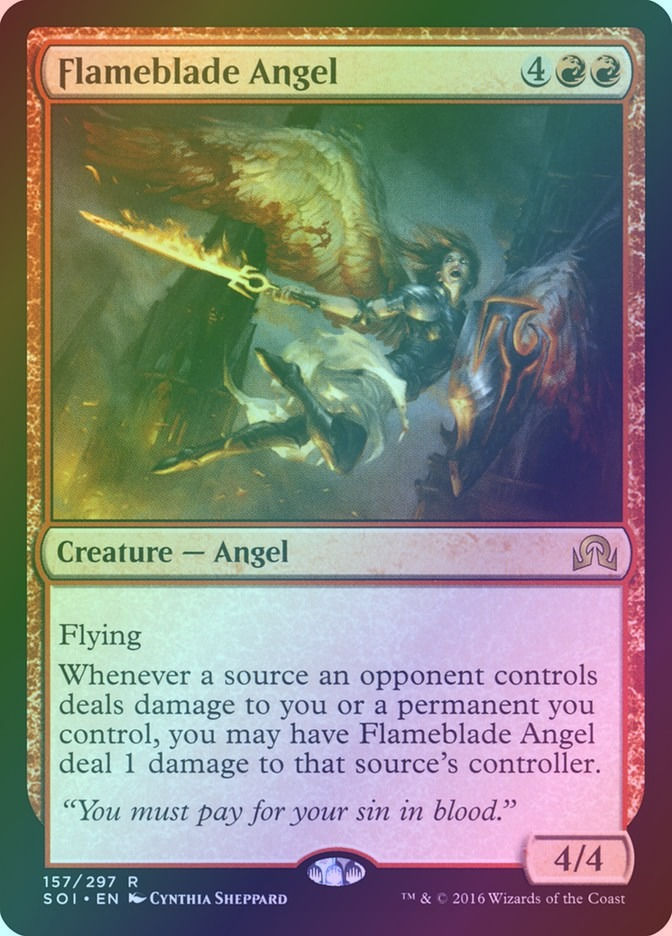 Flameblade Angel (SOI) (157) / Foil