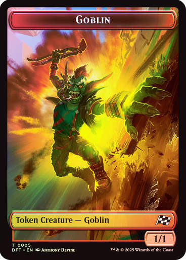 Goblin // Thopter T10 (TDFT) / Foil