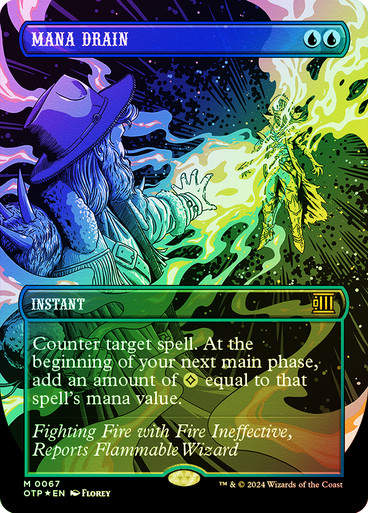 Mana Drain (otp) (67) / Textured Foil