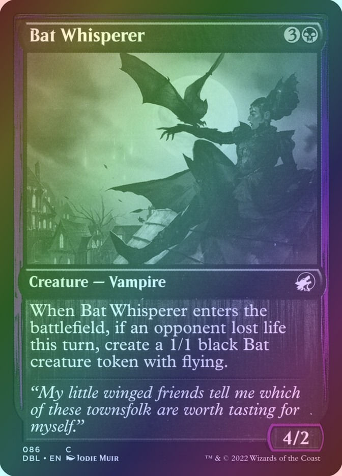 Bat Whisperer (DBL) (86) / Foil