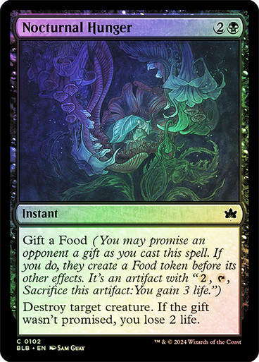 Nocturnal Hunger (blb) (102) / Foil