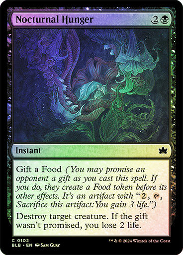 Nocturnal Hunger (blb) (102) / Foil