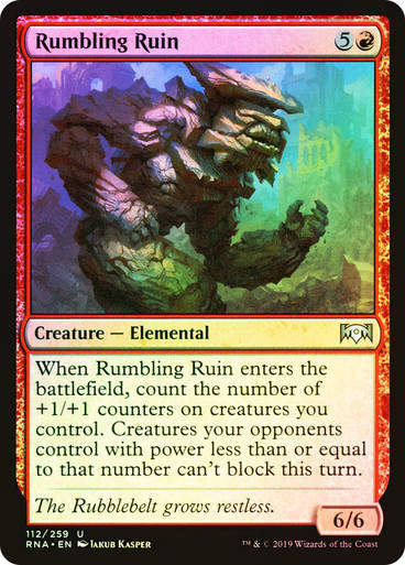 Rumbling Ruin (RNA) (112) / Foil