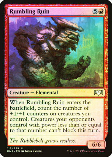 Rumbling Ruin (RNA) (112) / Foil