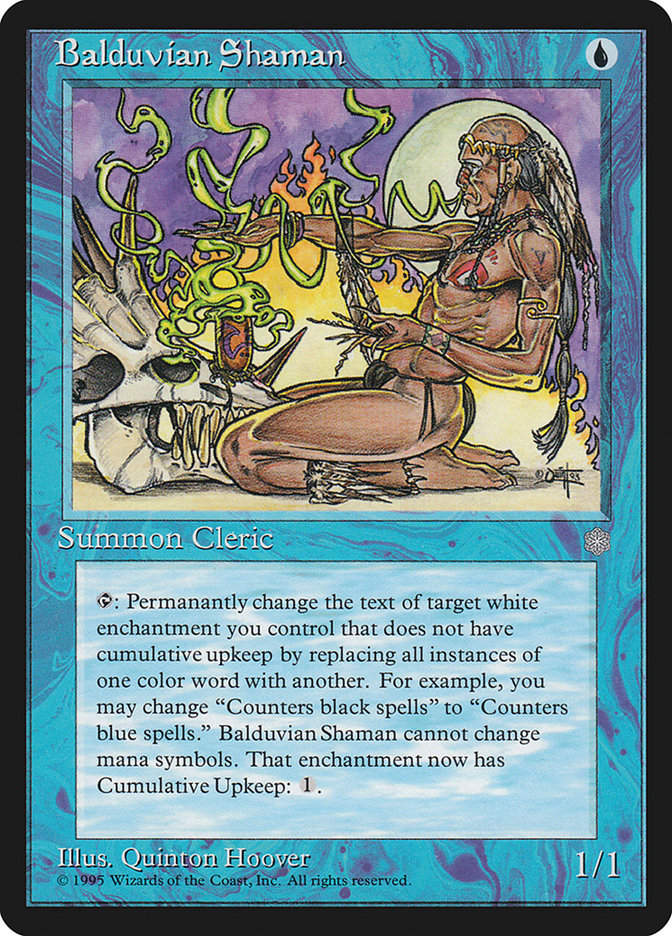Balduvian Shaman (ice)