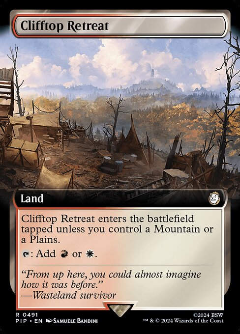 Clifftop Retreat (pip) (491) / Extended Art