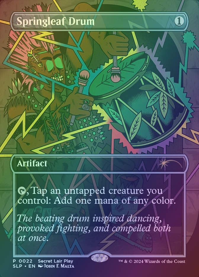 Springleaf Drum (SLP) (22) / Borderless / Foil