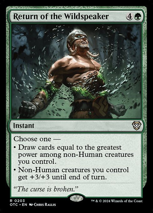 Return of the Wildspeaker (otc) (203)