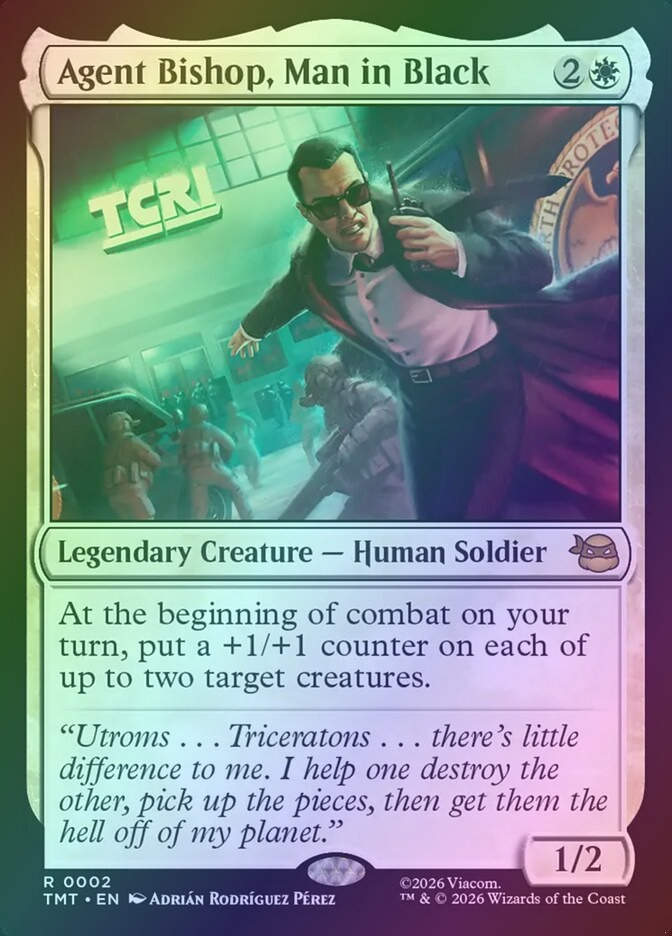Agent Bishop, Man in Black (TMT) (2) / Foil