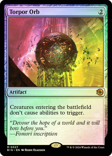 Torpor Orb (BIG) (27) / Foil