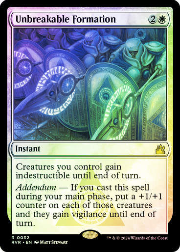 Unbreakable Formation (rvr) (32) / Foil