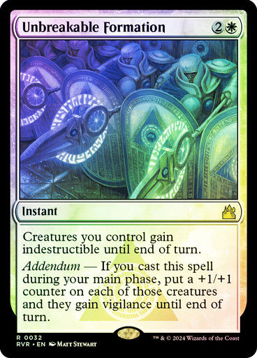 Unbreakable Formation (rvr) (32) / Foil