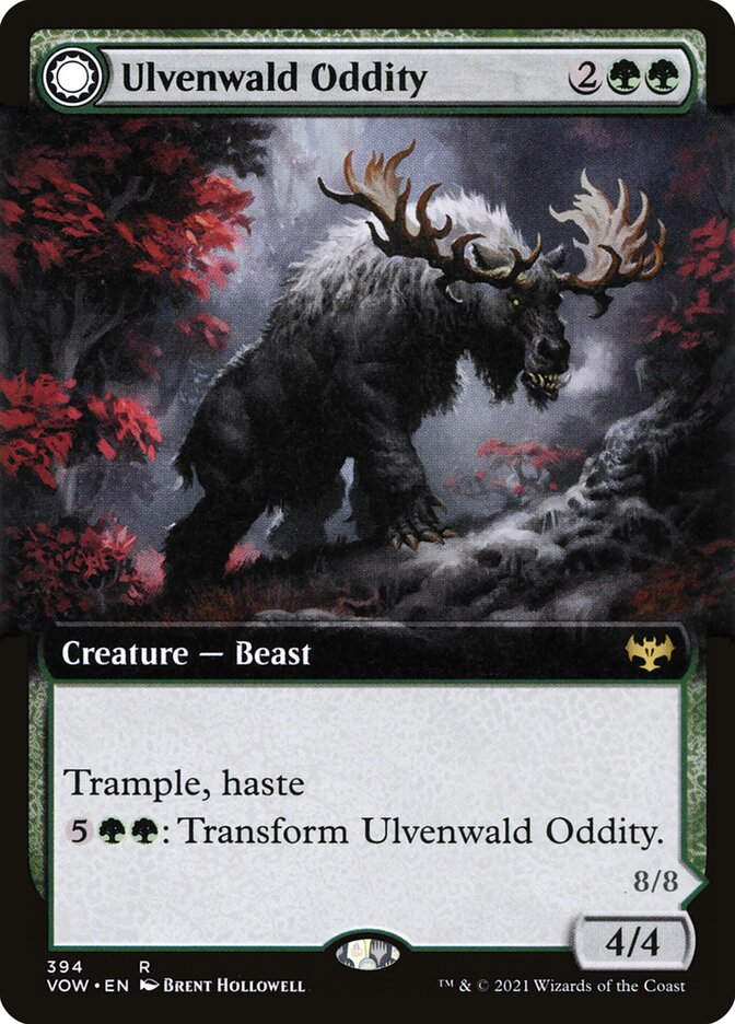 Ulvenwald Oddity // Ulvenwald Behemoth (VOW) (394) / Extended Art