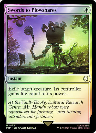 Swords to Plowshares (pip) (173) / Foil