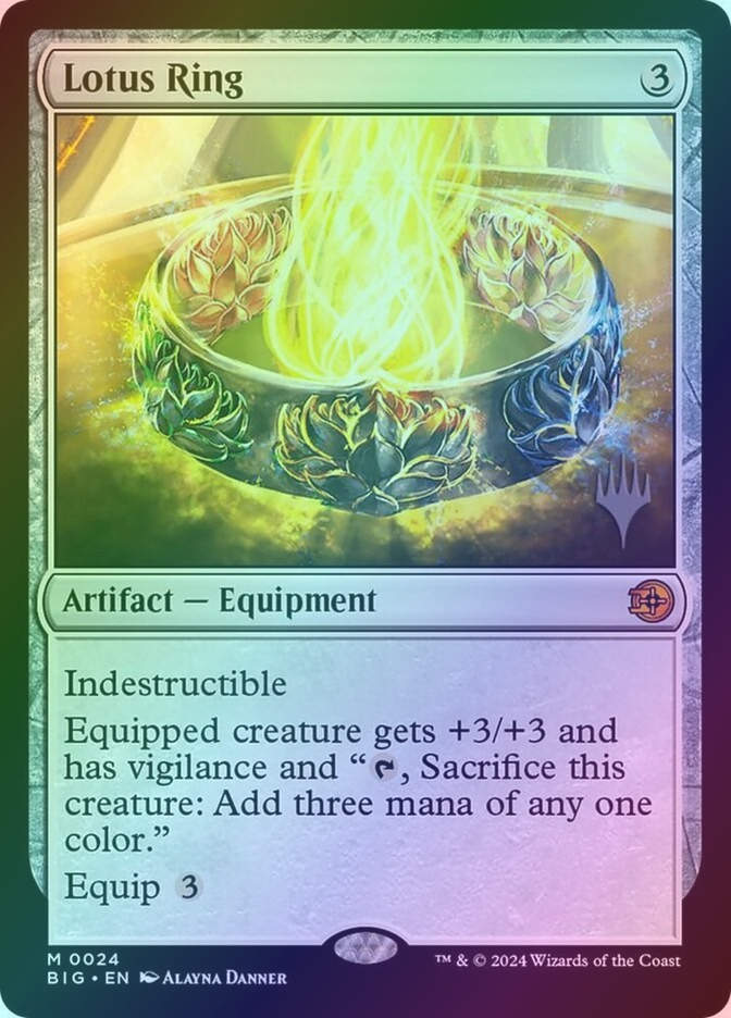 Lotus Ring (PBIG) (24p) / Foil