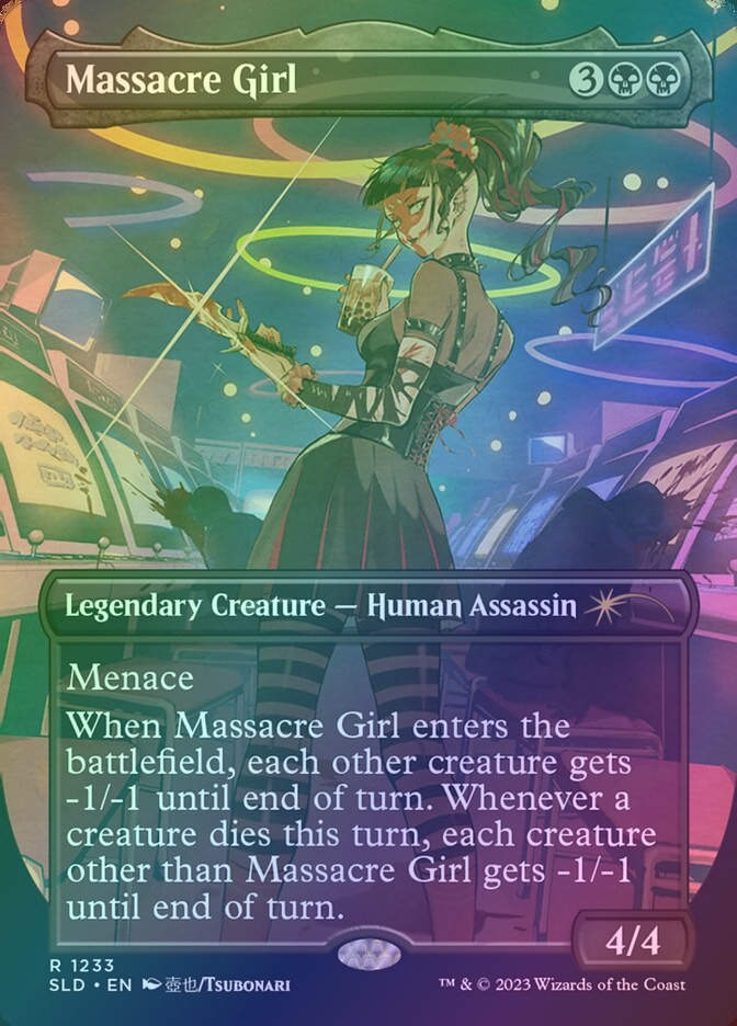 Massacre Girl (SLD) (1233) / Borderless / Foil