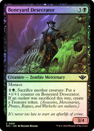 Boneyard Desecrator (otj) (81) / Foil