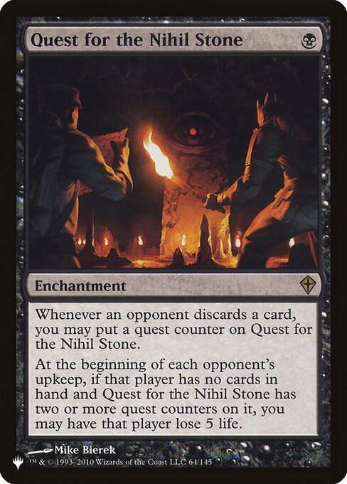 Quest for the Nihil Stone (PLST) (WWK-64)