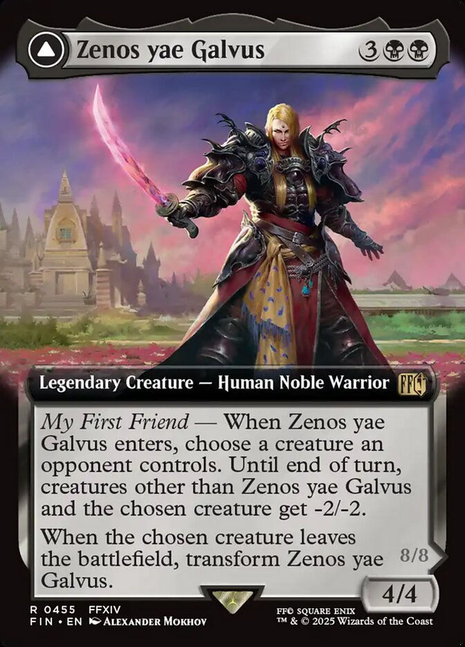 Zenos yae Galvus // Shinryu, Transcendent Rival (FIN) (455) / Extended Art — cara 1 de 2