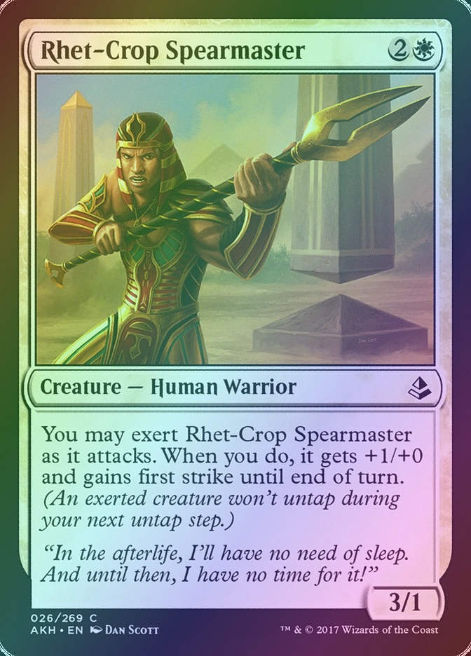 Rhet-Crop Spearmaster (AKH) (26) / Foil