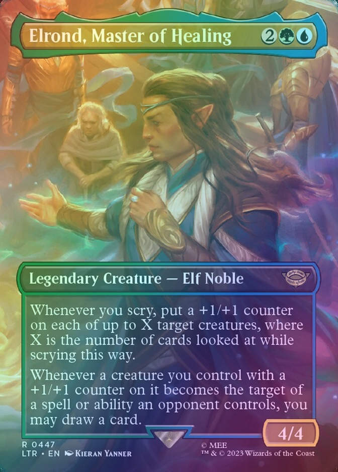 Elrond, Master of Healing (LTR) (447) / Borderless / Foil