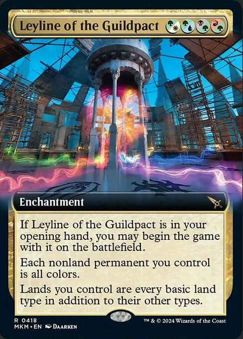 Leyline of the Guildpact (mkm) (418) / Extended Art