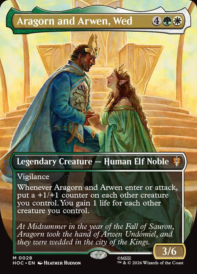 Aragorn and Arwen, Wed (HOC) (28)