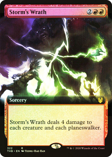 Storm's Wrath (THB) (322) / Extended Art / Foil
