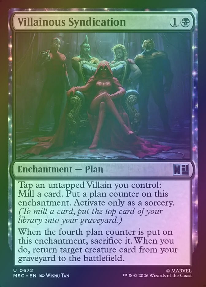 Villainous Syndication (MSC) (672) / Foil