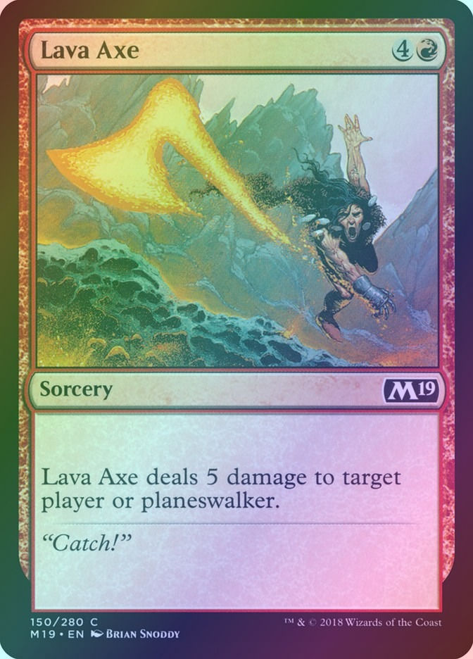 Lava Axe (M19) (150) / Foil