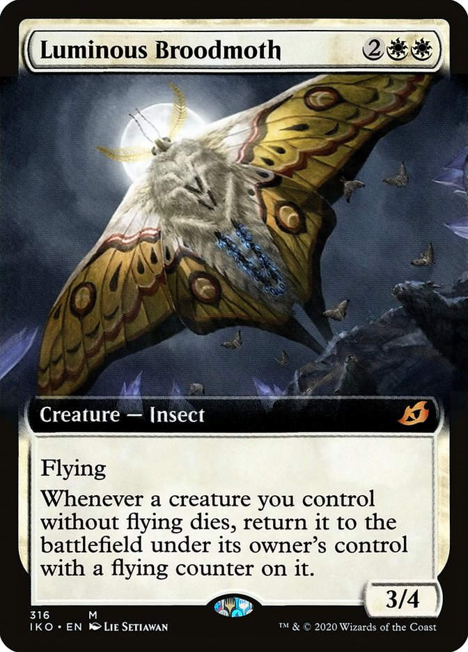 Luminous Broodmoth (IKO) (316) / Extended Art