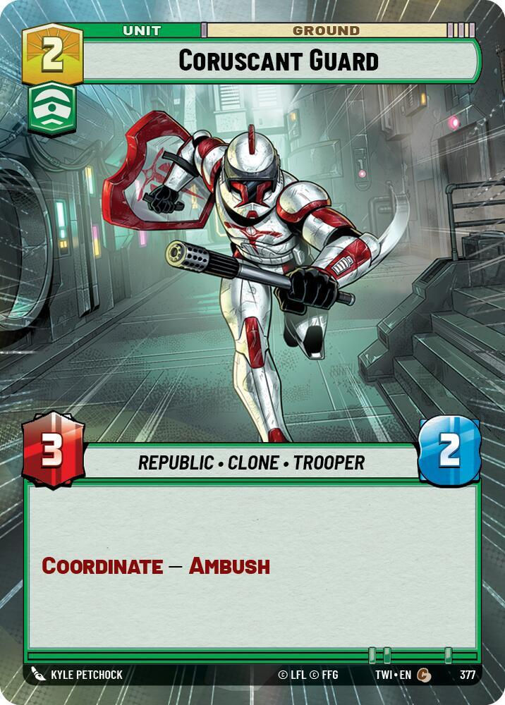 Coruscant Guard (Hyperspace) (TWI) (377) / Foil