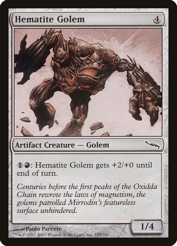 Hematite Golem (MRD) (185)