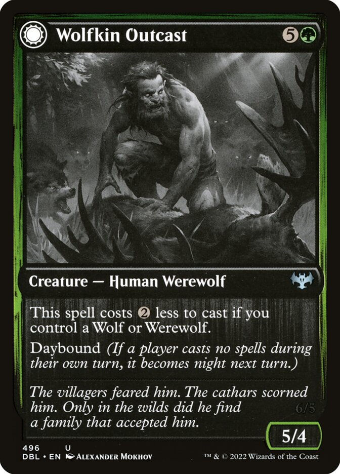 Wolfkin Outcast // Wedding Crasher (DBL) (496) — cara 1 de 2