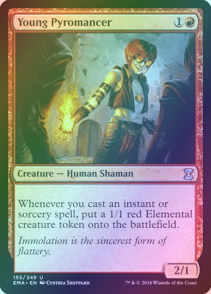 Young Pyromancer (EMA) (155) / Foil