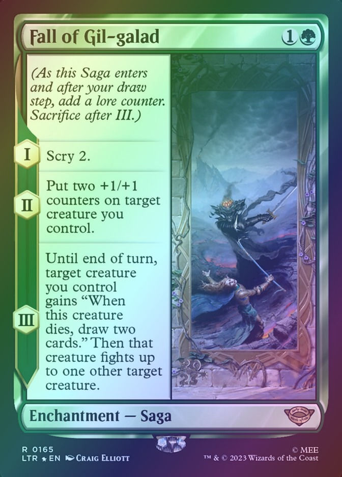 Fall of Gil-galad (PLTR) (165s) / Foil