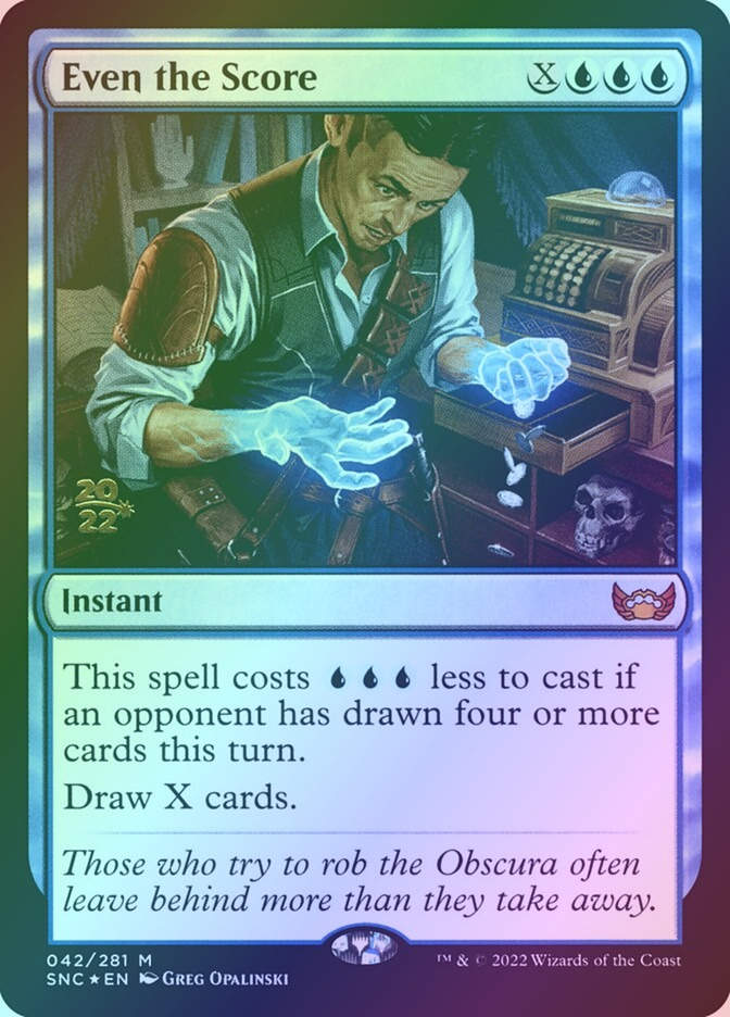 Even the Score (PSNC) (42s) / Foil