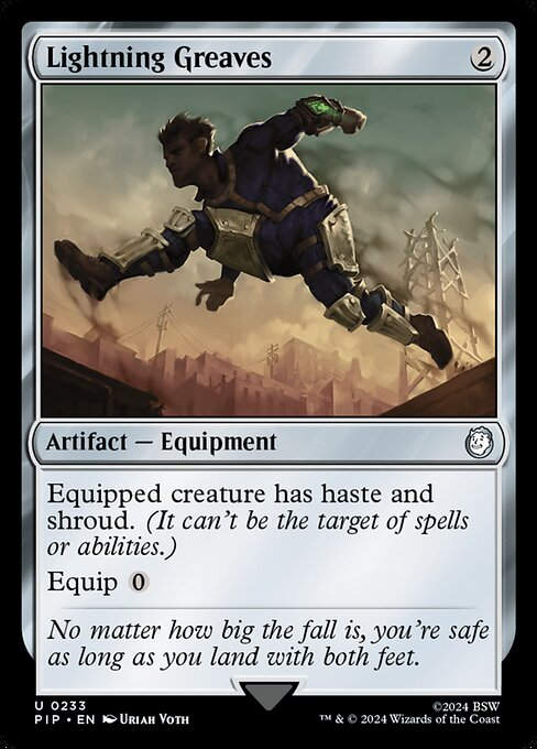 Lightning Greaves (pip) (233)