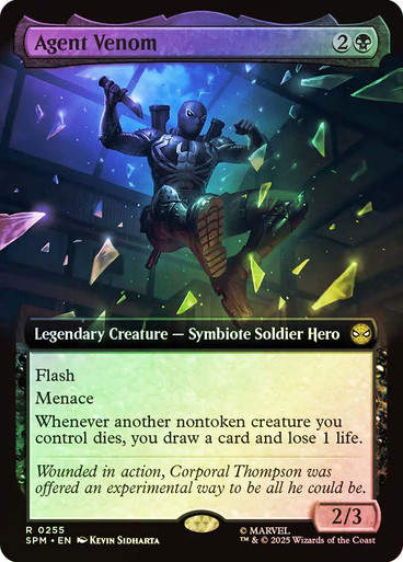 Agent Venom (SPM) (255) / Extended Art / Foil