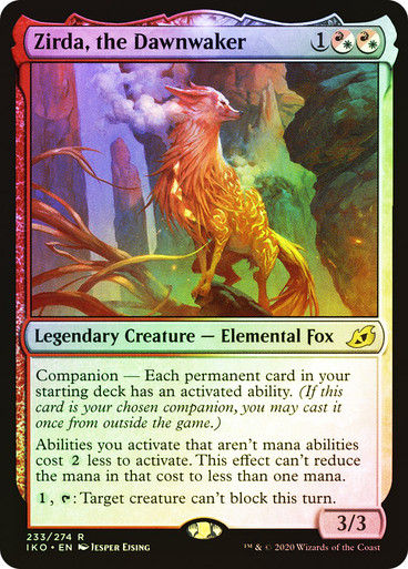 Zirda, the Dawnwaker (IKO) (233) / Foil