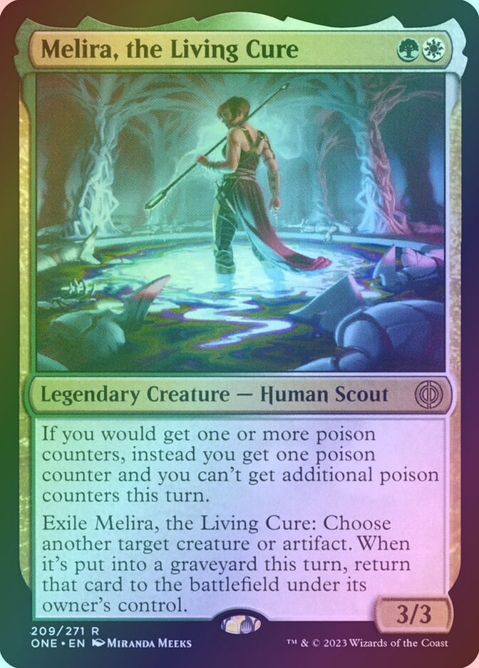 Melira, the Living Cure (ONE) (209) / Foil