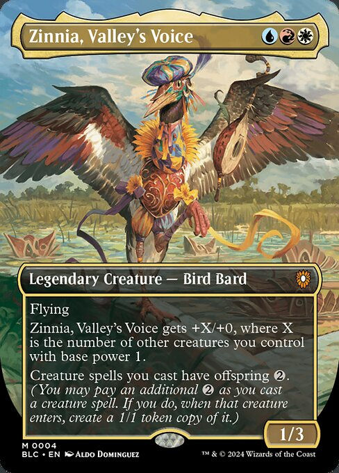 Zinnia, Valley's Voice (blc) (4) / Borderless