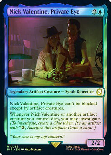 Nick Valentine, Private Eye (pip) (35) / Foil