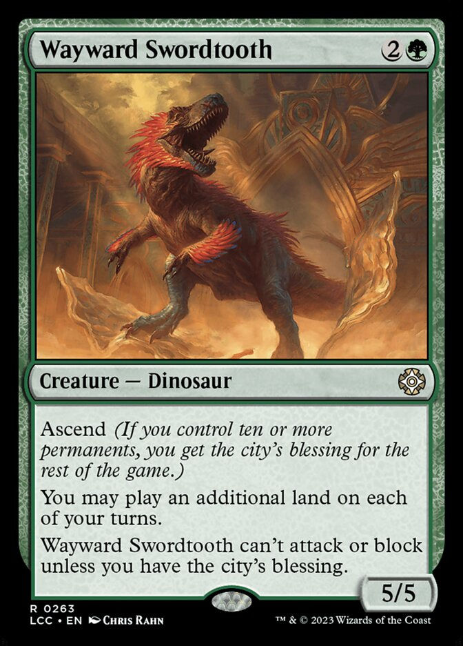 Wayward Swordtooth (LCC) (263)