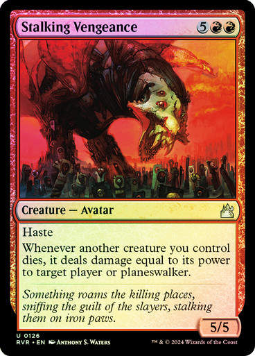 Stalking Vengeance (rvr) (126) / Foil