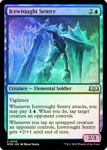 Icewrought Sentry (woe) / Foil